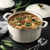 imageTramontina Enameled Cast Iron Dutch Oven Pot with Lid Round 55quart BlueLatte
