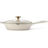 imageTramontina Enameled Cast Iron Dutch Oven Pot with Lid Round 55quart BlueLatte