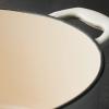imageTramontina Enameled Cast Iron Dutch Oven Pot with Lid Round 55quart BlueLatte