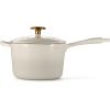 imageTramontina Enameled Cast Iron Dutch Oven Pot with Lid Round 55quart BlueLatte