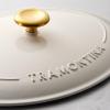 imageTramontina Enameled Cast Iron Dutch Oven Pot with Lid Round 55quart BlueLatte