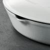 imageTramontina Enameled Cast Iron Dutch Oven Pot with Lid Round 55quart BlueLatte