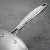 imageTramontina TriPly Clad Stainless Steel 8Quart Stock Pot with Lid InductionReady Pasta Pot DishwasherSafe NSFCertified Made in BrazilFRY PAN