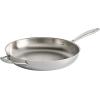 imageTramontina TriPly Clad Stainless Steel 8Quart Stock Pot with Lid InductionReady Pasta Pot DishwasherSafe NSFCertified Made in BrazilFRY PAN
