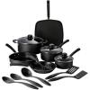 imageTramontina 15 pc Aluminum Nonstick Cookware Set with Utensils  Silver 80143035DSStorm