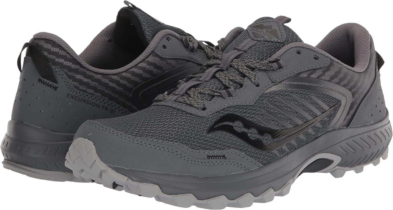 imageSaucony Womens Excursion Tr15 Trail Running ShoeShadowBlack