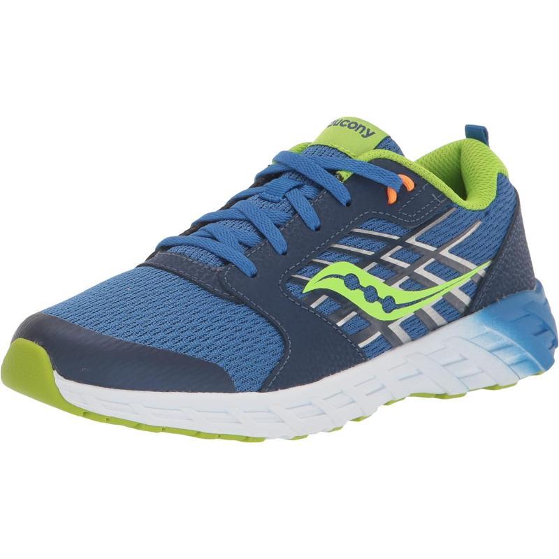 imageSaucony UnisexChild Wind 20 SneakerBlueGreen