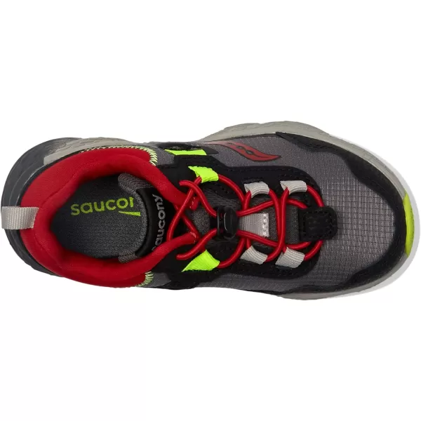 imageSaucony Boys Wind Shield 30 Little KidBig KidGreyRedCitron