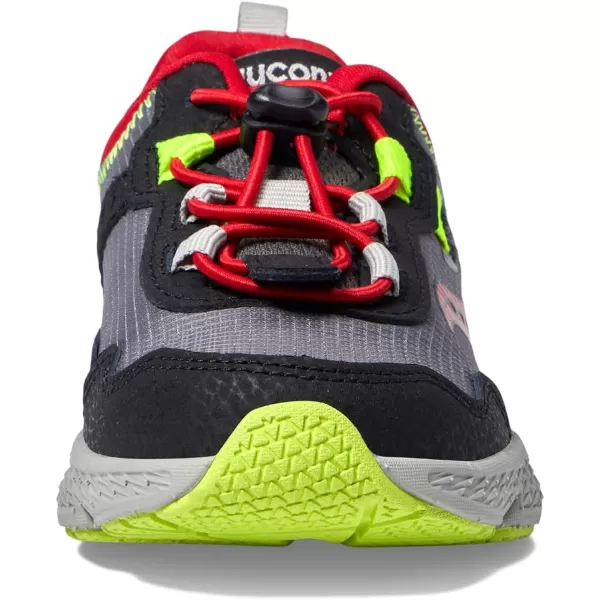 imageSaucony Boys Wind Shield 30 Little KidBig KidGreyRedCitron