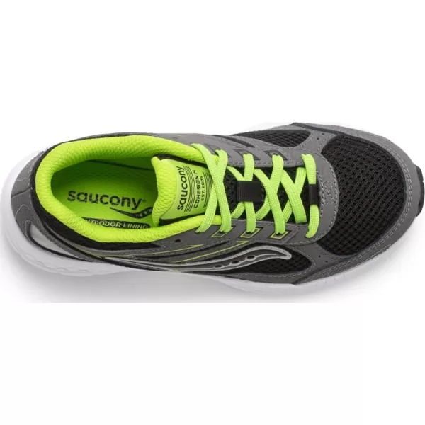 imageSaucony Kids Girls Cohesion 14 LTT Running Sneakers Shoes  SilverGreyBlackGreen