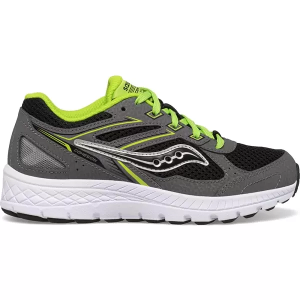 imageSaucony Kids Girls Cohesion 14 LTT Running Sneakers Shoes  SilverGreyBlackGreen