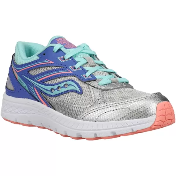 imageSaucony Kids Girls Cohesion 14 LTT Running Sneakers Shoes  SilverSilver