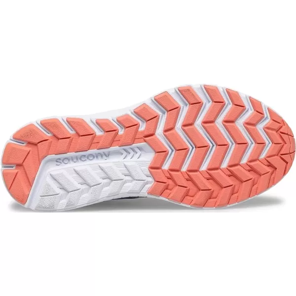 imageSaucony Kids Girls Cohesion 14 LTT Running Sneakers Shoes  SilverSilverPeriwinkleTurq