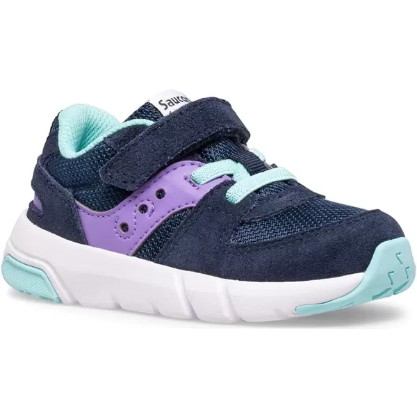 imageSaucony Kids Girls Jazz Lite 20 Slip On Sneakers Shoes Casual  PinkNavyPurpleTurq