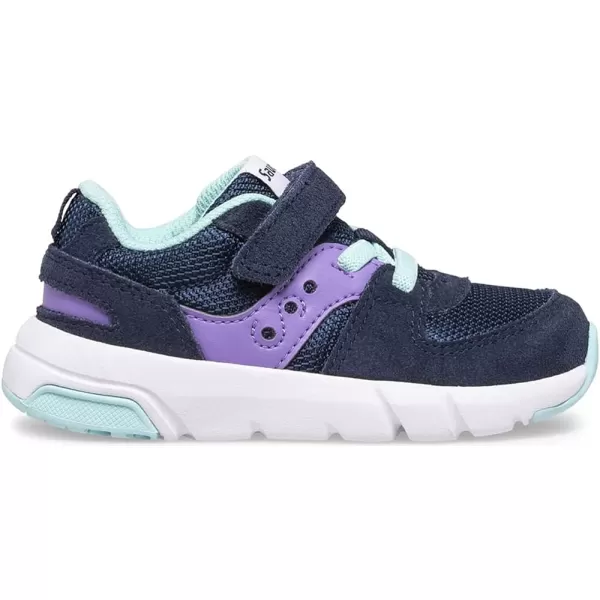 imageSaucony Kids Girls Jazz Lite 20 Slip On Sneakers Shoes Casual  PinkNavyPurpleTurq