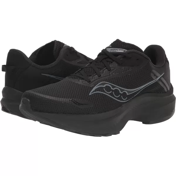 imageSaucony Mens Axon 3 SneakerBlackBlackBlack