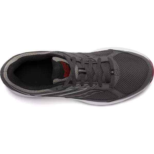 imageSaucony Mens Cohesion 14 Running ShoeCharcoalRed