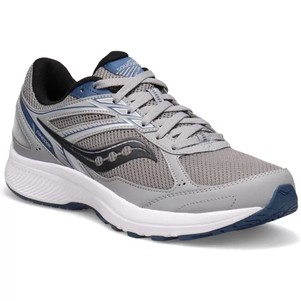 imageSaucony Mens Cohesion 14 Running ShoeGrey Blue