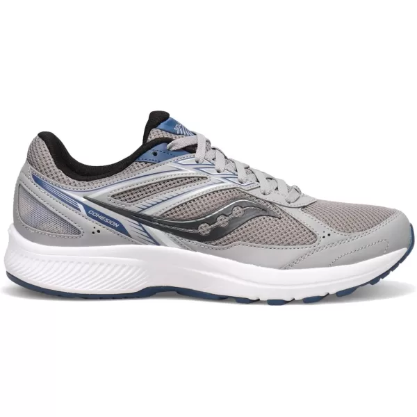imageSaucony Mens Cohesion 14 Running ShoeGrey Blue