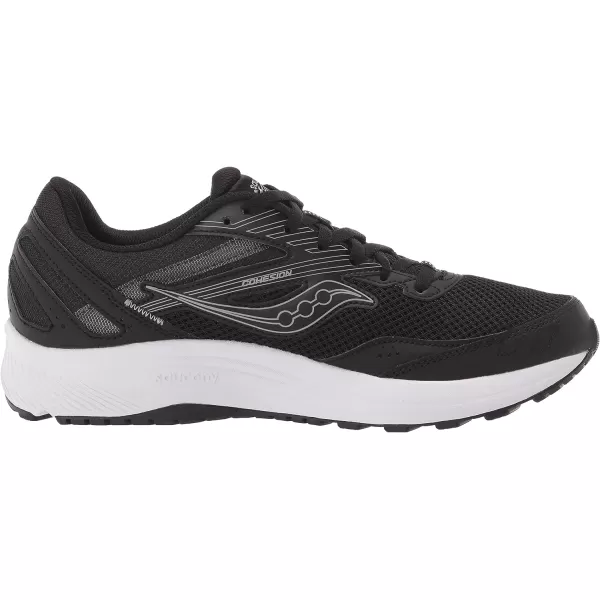 imageSaucony Mens Cohesion 15 Running ShoeBlackWhite
