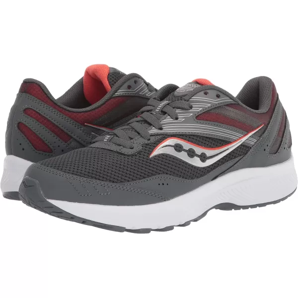 imageSaucony Mens Cohesion 15 Running ShoeShadowPoppy