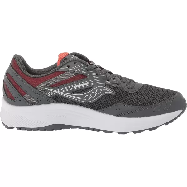 imageSaucony Mens Cohesion 15 Running ShoeShadowPoppy