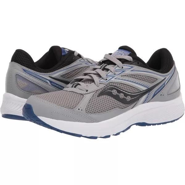 imageSaucony Mens Cohesion Tr14 Trail Running ShoeAlloyBlackSea