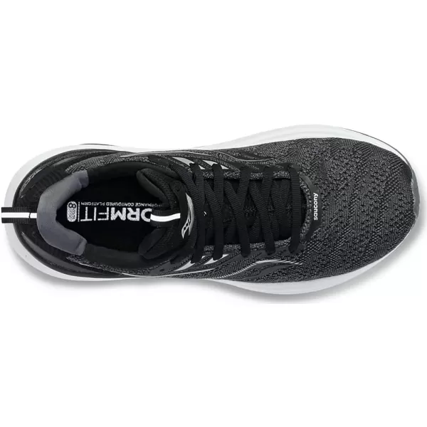 imageSaucony Mens Echelon 9 Running ShoeBlackWhite