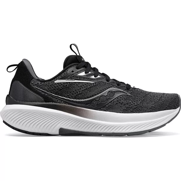 imageSaucony Mens Echelon 9 Running ShoeBlackWhite