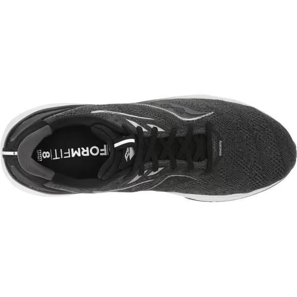imageSaucony Mens Echelon 9 Running ShoeBlackWhite