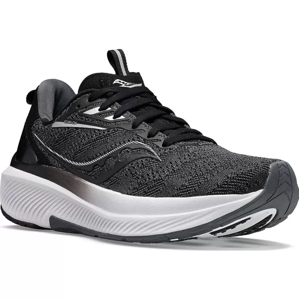 imageSaucony Mens Echelon 9 Running ShoeBlackWhite