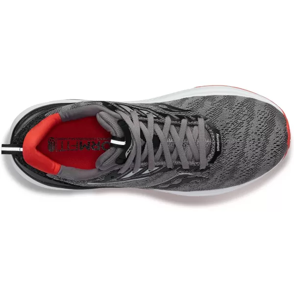 imageSaucony Mens Echelon 9 Running ShoeCharcoalRed