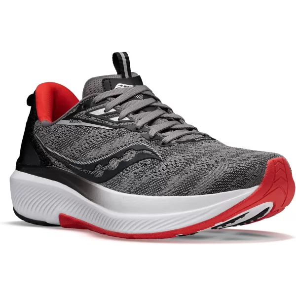 imageSaucony Mens Echelon 9 Running ShoeCharcoalRed