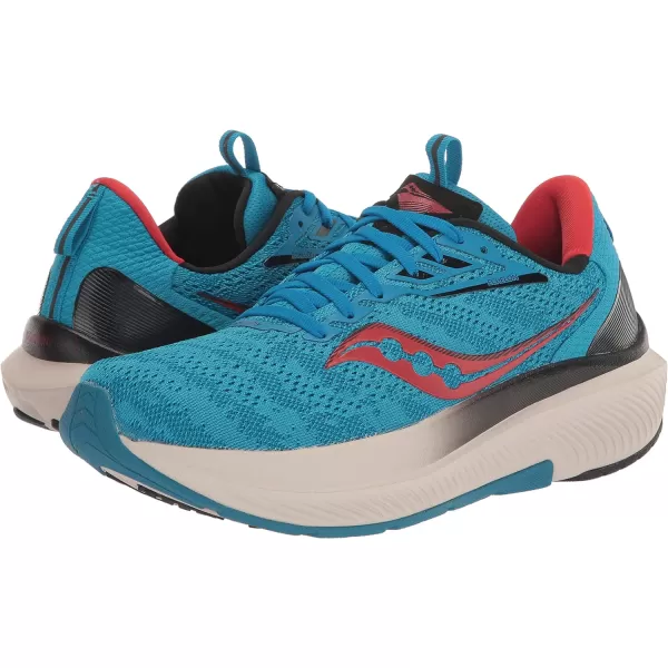 imageSaucony Mens Echelon 9 Running ShoeOceanRedrock