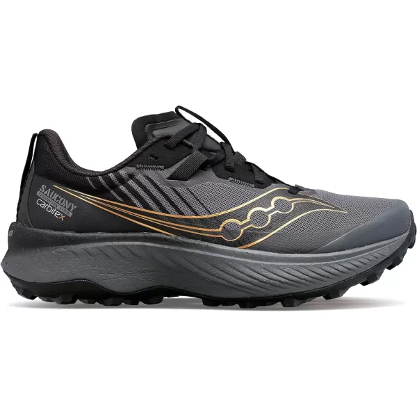 imageSaucony Mens Endorphin Edge Hiking ShoeBlackGoldstruck