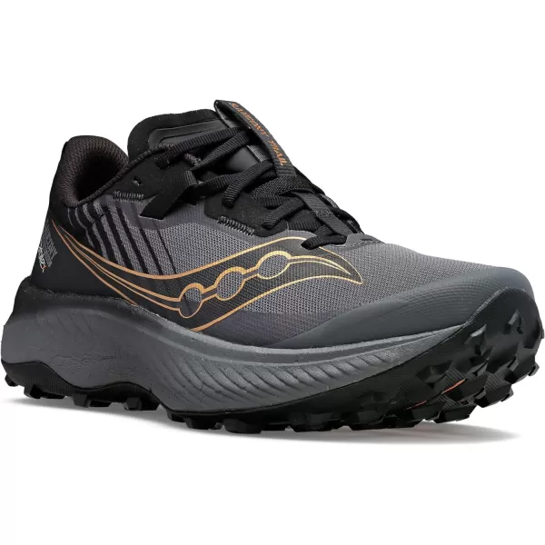 imageSaucony Mens Endorphin Edge Hiking ShoeBlackGoldstruck