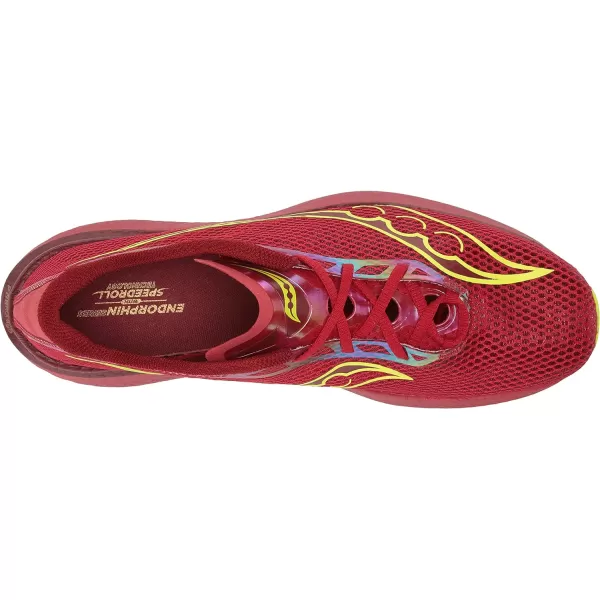 imageSaucony Mens Endorphin Pro 3 SneakerRed Poppy
