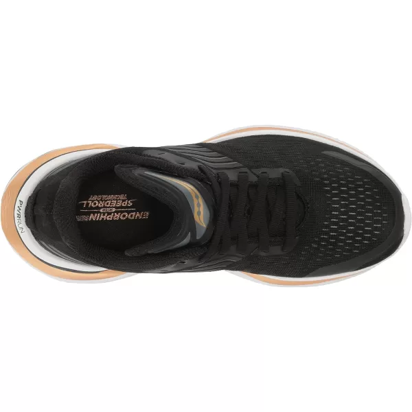 imageSaucony Mens Endorphin Speed 2 Running ShoeBlackGoldstruck