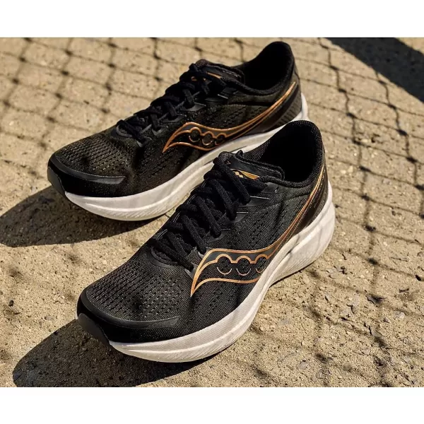 imageSaucony Mens Endorphin Speed 2 Running ShoeBlackGoldstruck