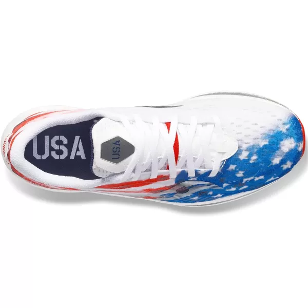 imageSaucony Mens Endorphin Speed 2 Running ShoeRedWhiteBlue
