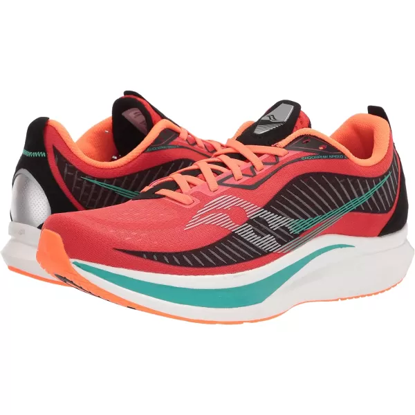 imageSaucony Mens Endorphin Speed 2 Running ShoeScarletBlack