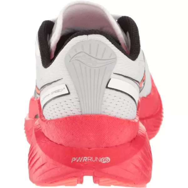 imageSaucony Mens Endorphin Speed 2 Running ShoeWhiteBlackVizi