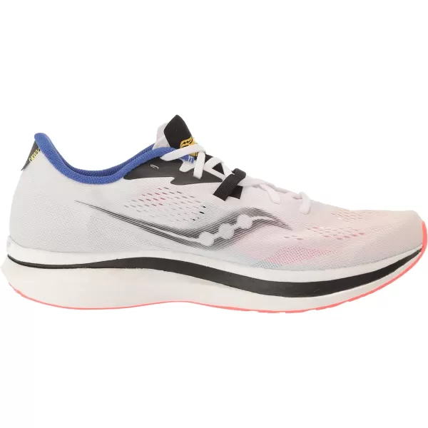imageSaucony Mens Endorphin Speed 2 Running ShoeWhiteBlackVizi