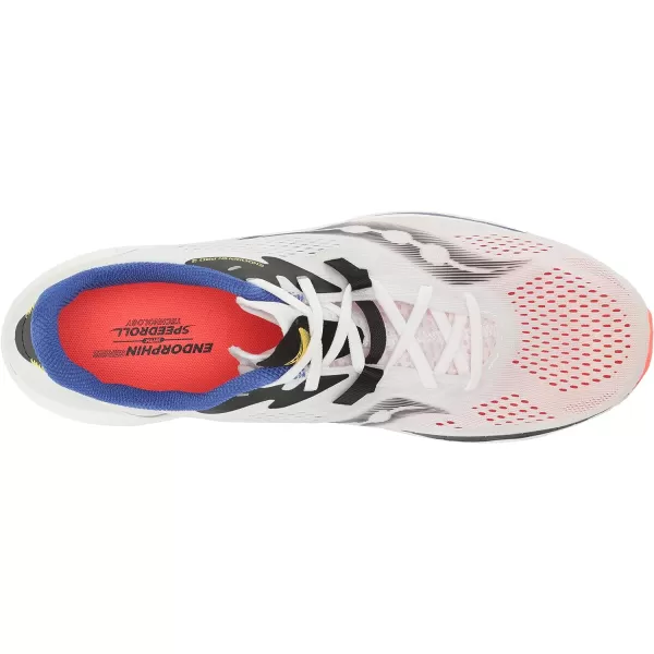 imageSaucony Mens Endorphin Speed 2 Running ShoeWhiteBlackVizi