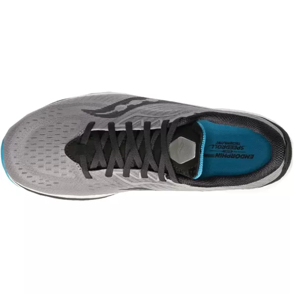 imageSaucony Mens Endorphin Speed 2 Running Sneakers Shoes  BlackAlloyTopaz
