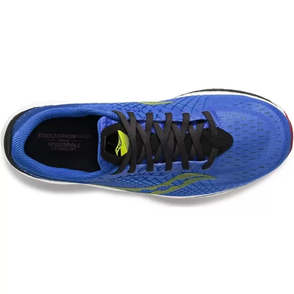 imageSaucony Mens Endorphin Speed 2 Running Sneakers Shoes  BlackBlue RazAcid
