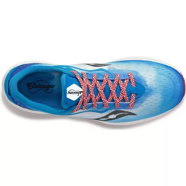 imageSaucony Mens Endorphin Speed 2 Running Sneakers Shoes  BlackBlueWhite
