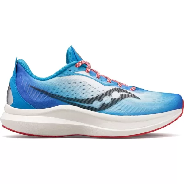 imageSaucony Mens Endorphin Speed 2 Running Sneakers Shoes  BlackBlueWhite