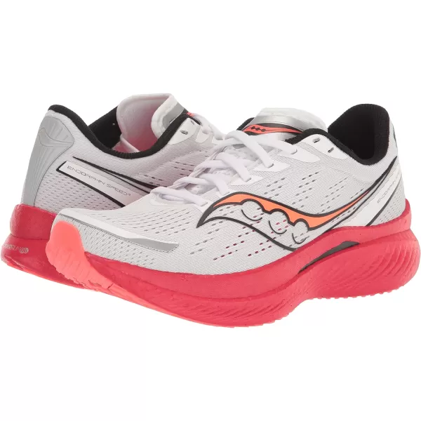 imageSaucony Mens Endorphin Speed 3 Running ShoeWhiteBlckVizi