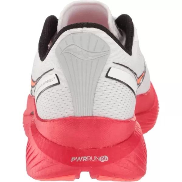 imageSaucony Mens Endorphin Speed 3 Running ShoeWhiteBlckVizi